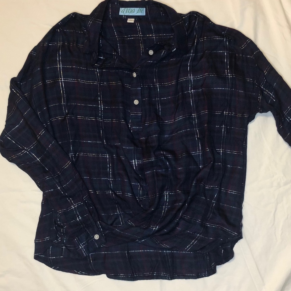 Blue Sparkle Flannel
